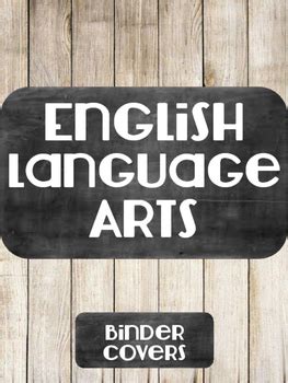 Language Arts Binder Cover 1