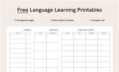 Language Learning Template 2