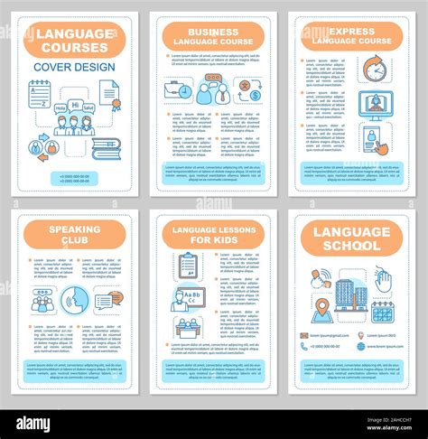 Language School Brochure Template