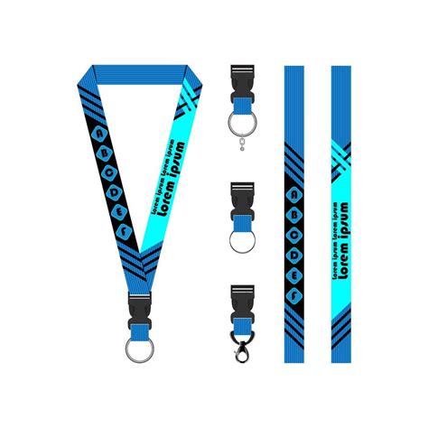 Lanyard design template gallery 1