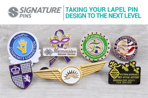 Elaborate Lapel Pin Design Template