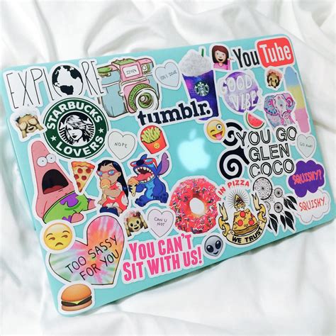 Types of laptop stickers