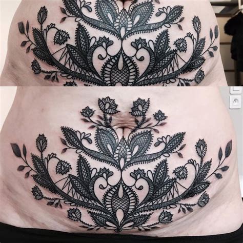 Large Abdominal Tattoos