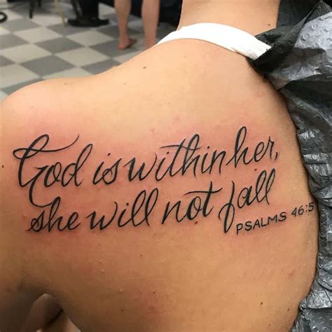 Large Bible verse tattoos