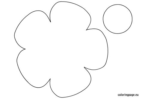 Large flower templates to print