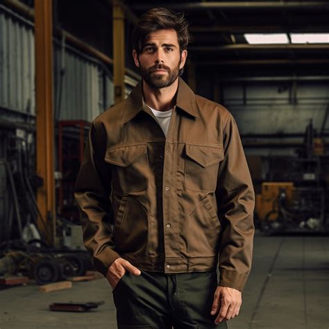 The North Face Larimer Jacket in a workwear-inspired look