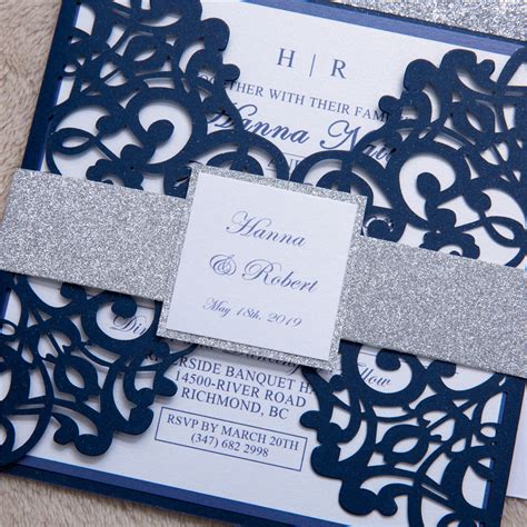 Laser Cut Wedding Program Template