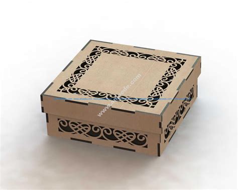 Laser Cutting Box Template 10