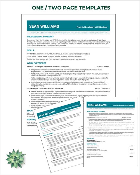 Laser-Ready Resume Templates