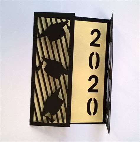 Laser Cut Graduation Invitation