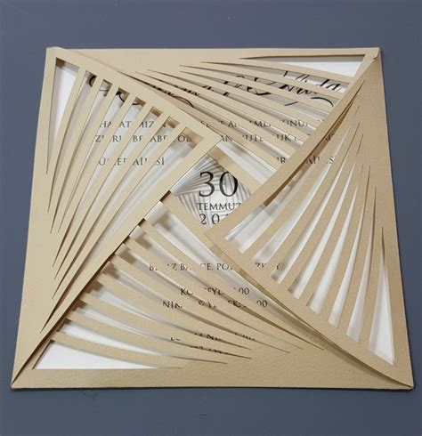 Laser Cut Retirement Invitation