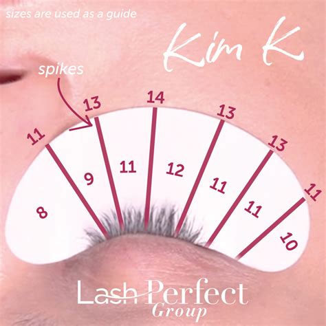 A printable lash mapping template can help to perfect the lash application process