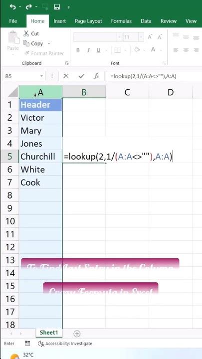 Last Entry in a Google Sheets Column