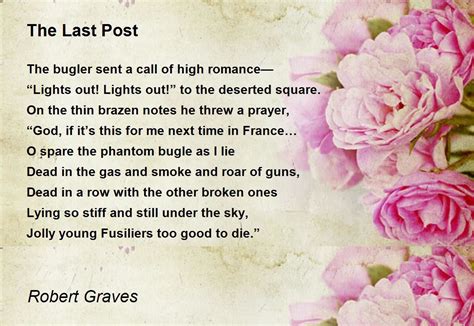 Last Post Poem