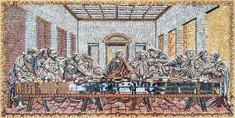 Last Supper Mosaic Craft Template