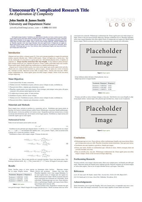 LaTeX template for science homework