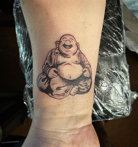 Laughing Buddha Tattoo Design