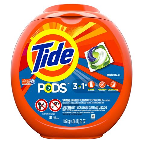 Laundry detergent pods