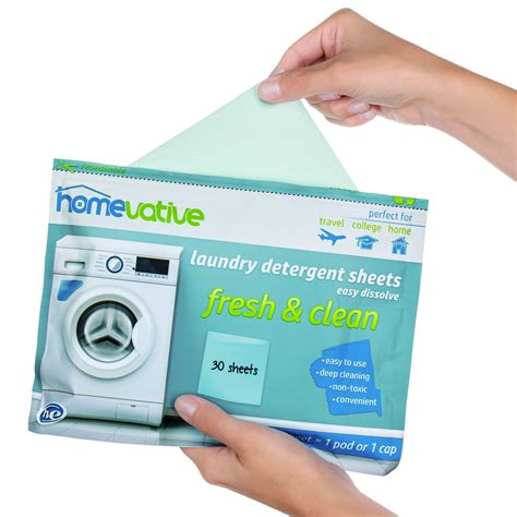 Laundry detergent sheets