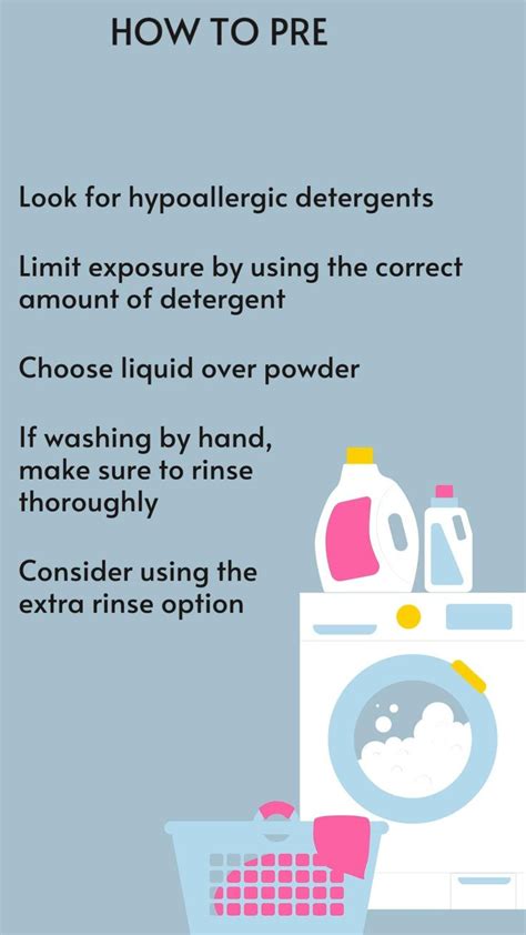 Laundry soap allergy prevention tips