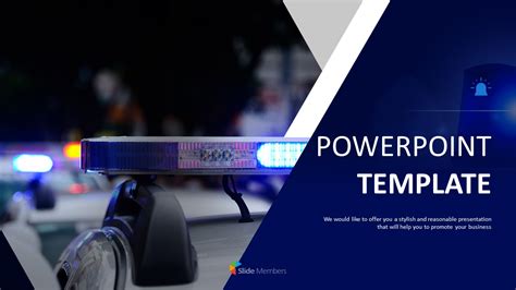 Law Enforcement PowerPoint Template Free Download