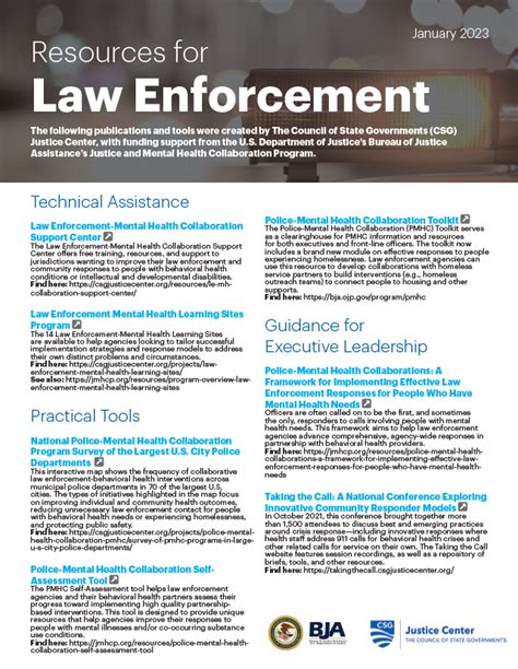 Law Enforcement Resources