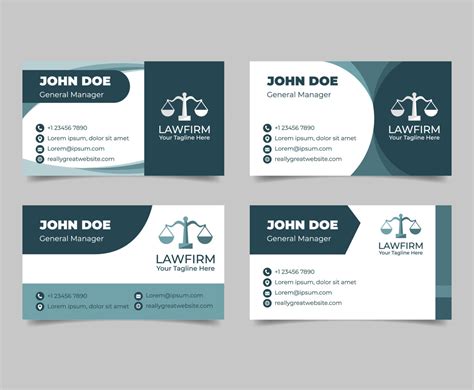 Law Firm Business Card Template