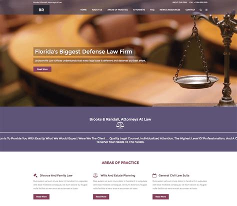 Law Firm Website Design Gallery