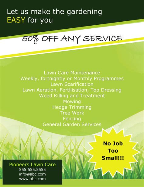 Lawn Care Flyer Template