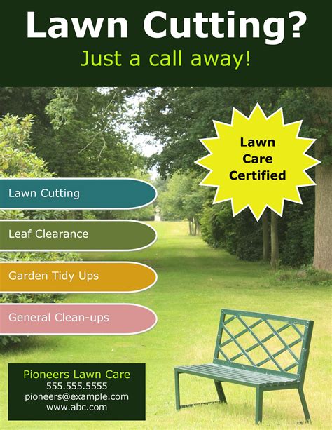 Lawn care flyer template mistakes to avoid