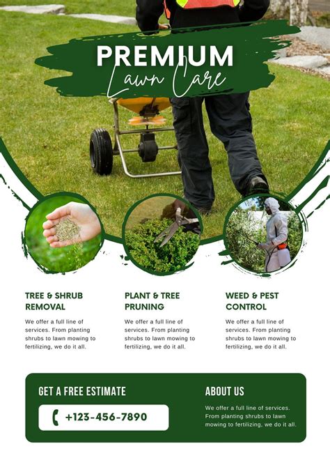 Lawn care flyer templates for professional service providers