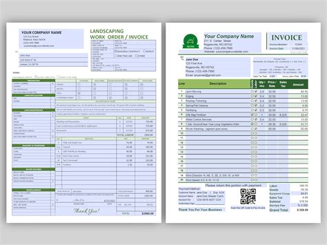 Lawn Care Service Order Template