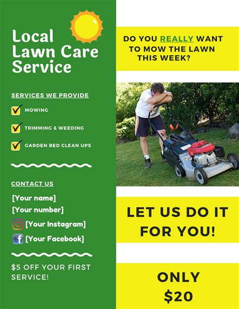 Lawn Mowing Flyer