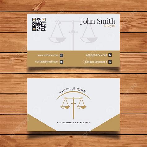 Free Lawyer Business Card Template