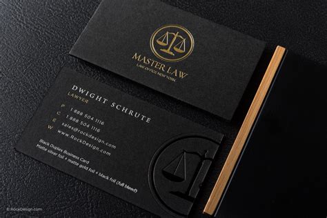 Lawyer Business Card Template Design