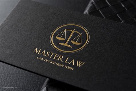 Lawyer Business Card Template Font