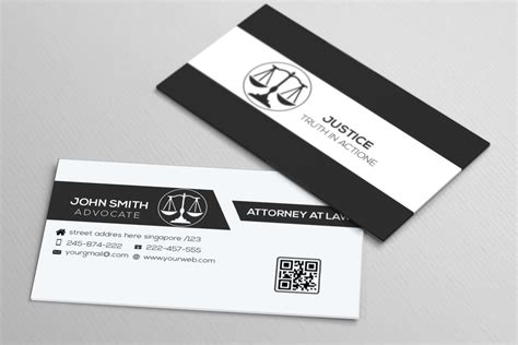 Lawyer Business Card Template Format