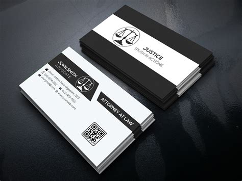 Lawyer Business Card Template in Word