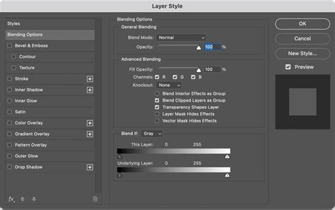 Layer Styles in Photoshop