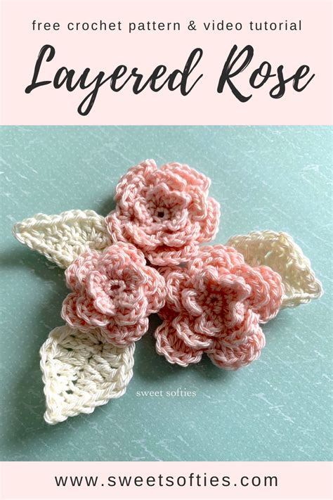 Layered Crocheted Rose