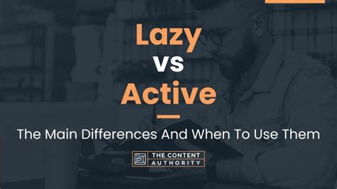 Lazy vs Fit