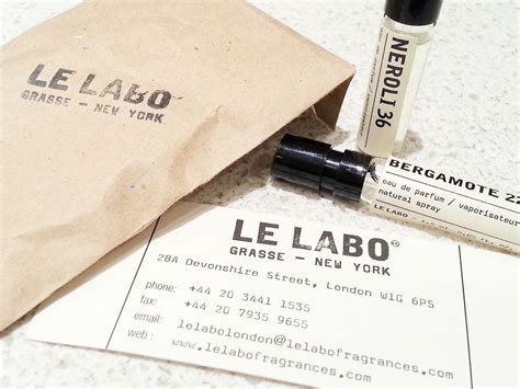 Le Labo label templates design options