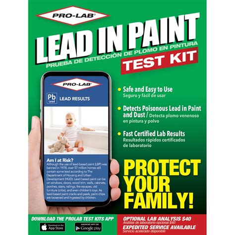 Image of lead-based paint testing kits