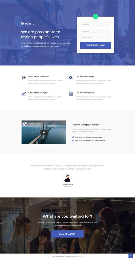 Lead Generation Landing Page Template