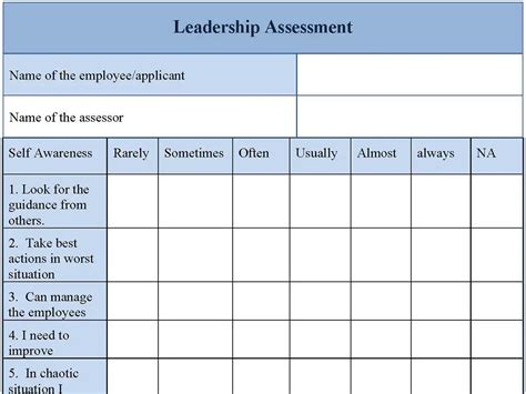 Leadership Development Evaluation