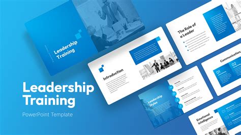 Leadership training PowerPoint template