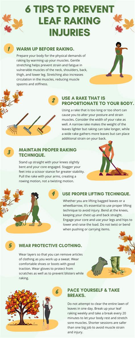 A leaf raking flyer template with contact information and social proof