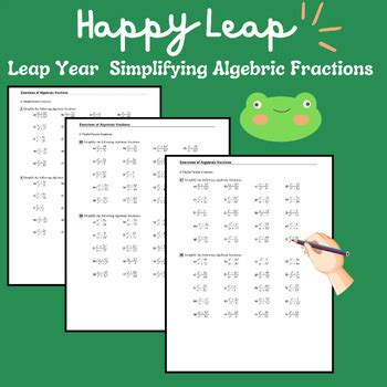 A student calculating leap year fractions