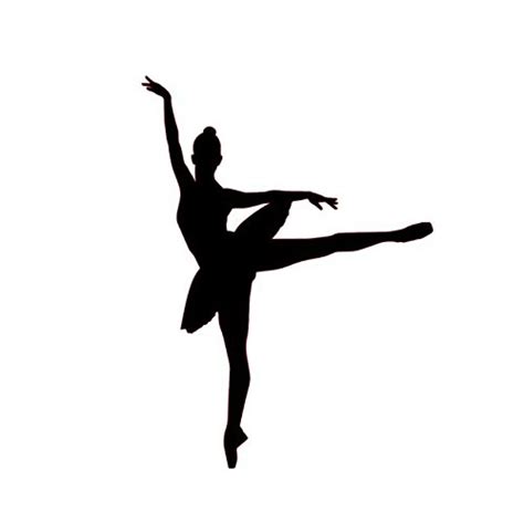 Leaping Ballerina Silhouette