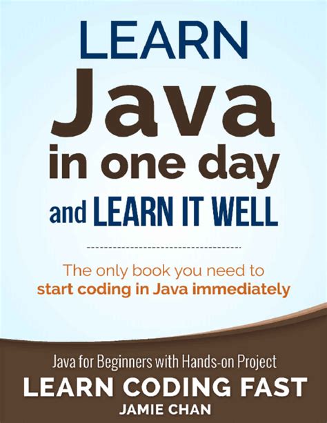 Learning Java in One Day